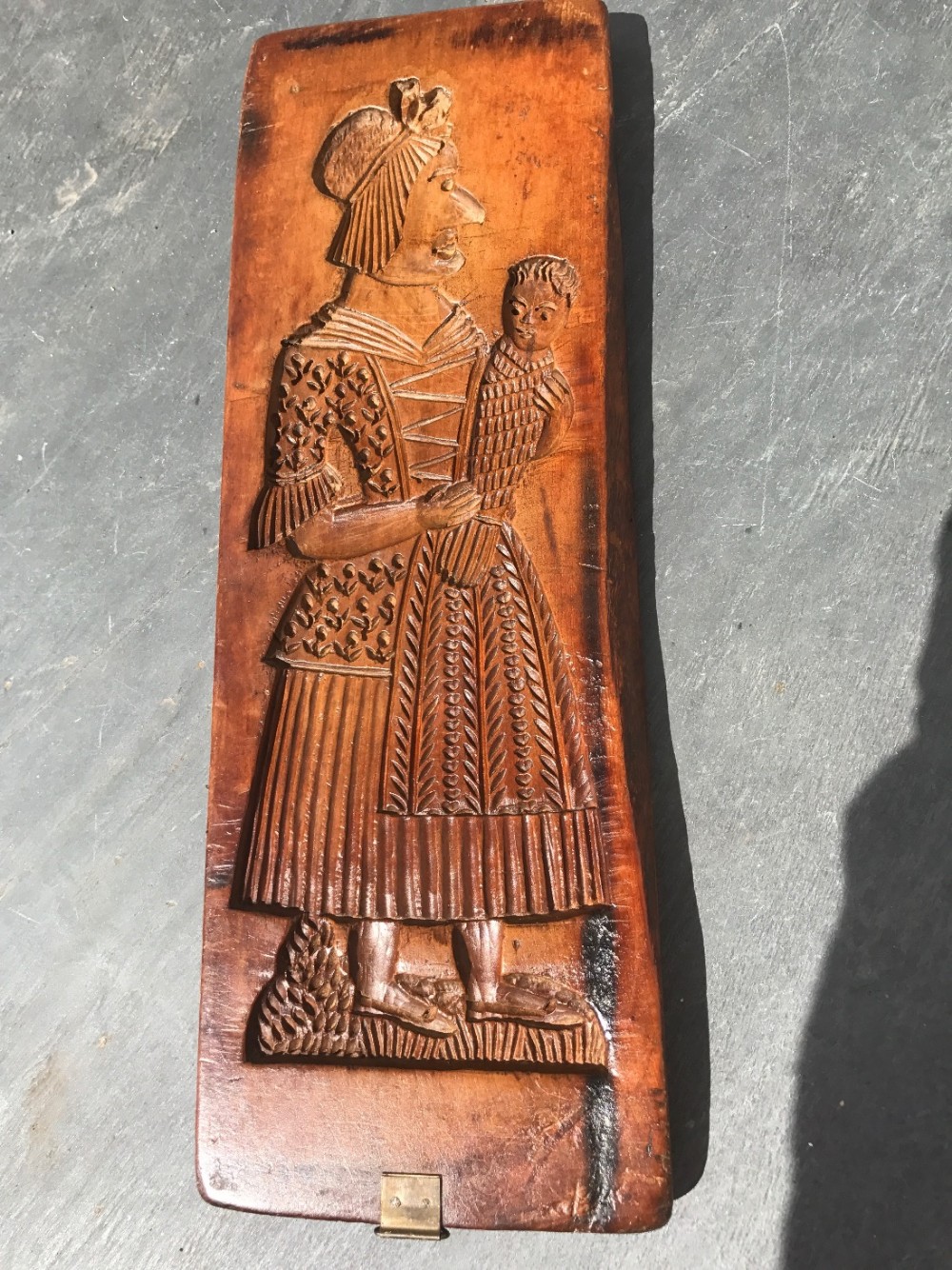 An Antique Double Sided Gingerbread Mould