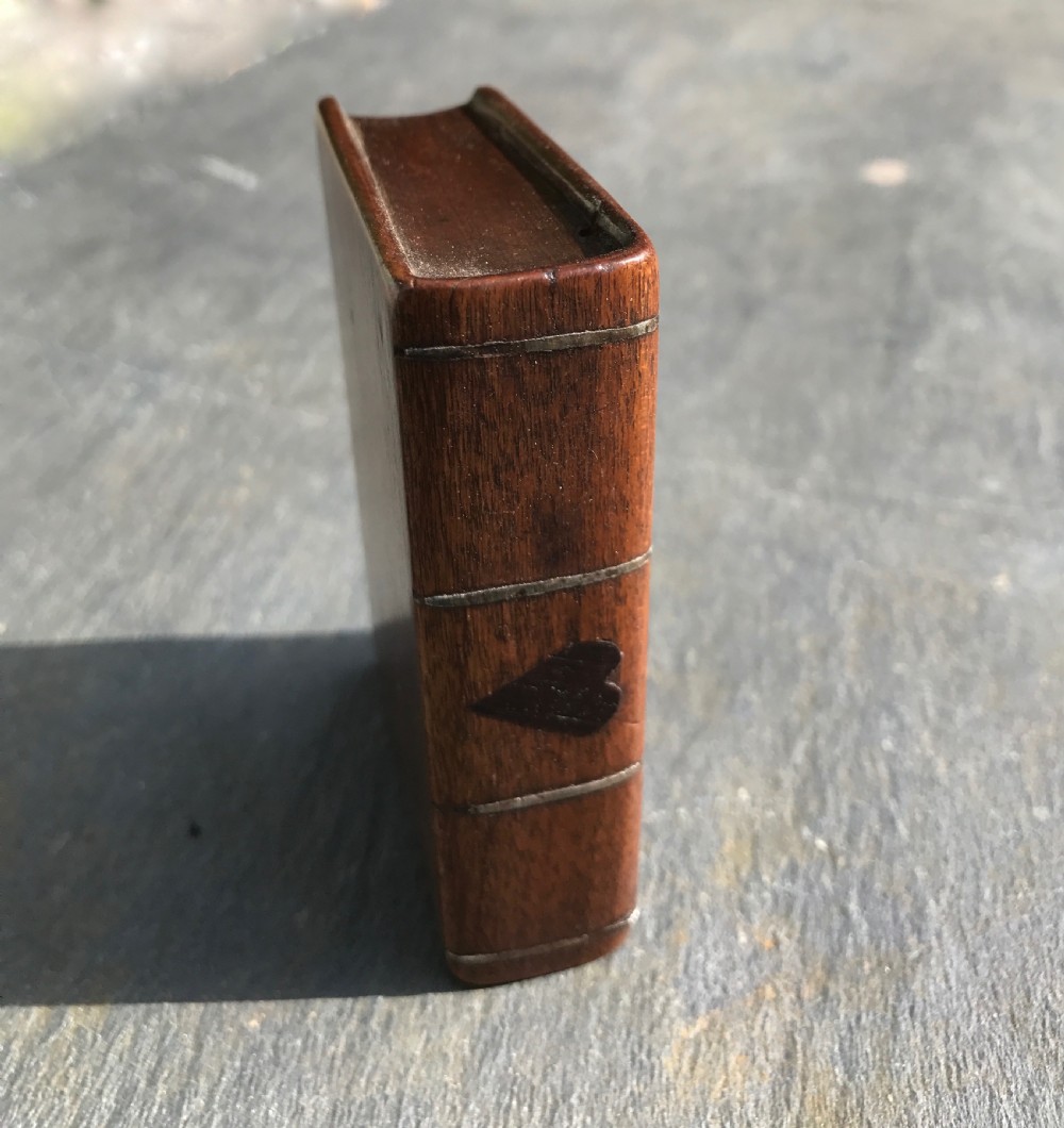 Antique Book Shaped Snuff Box View II