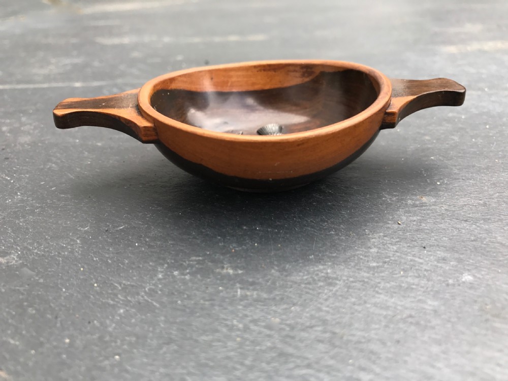 An unusual 19th century, antique treen Scottish Quaich  View IV