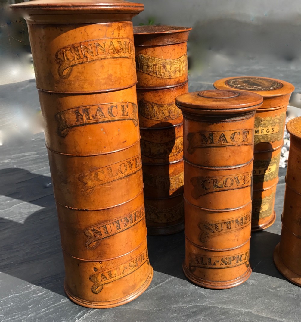 Antique Sycamore Spice Towers - various sizes