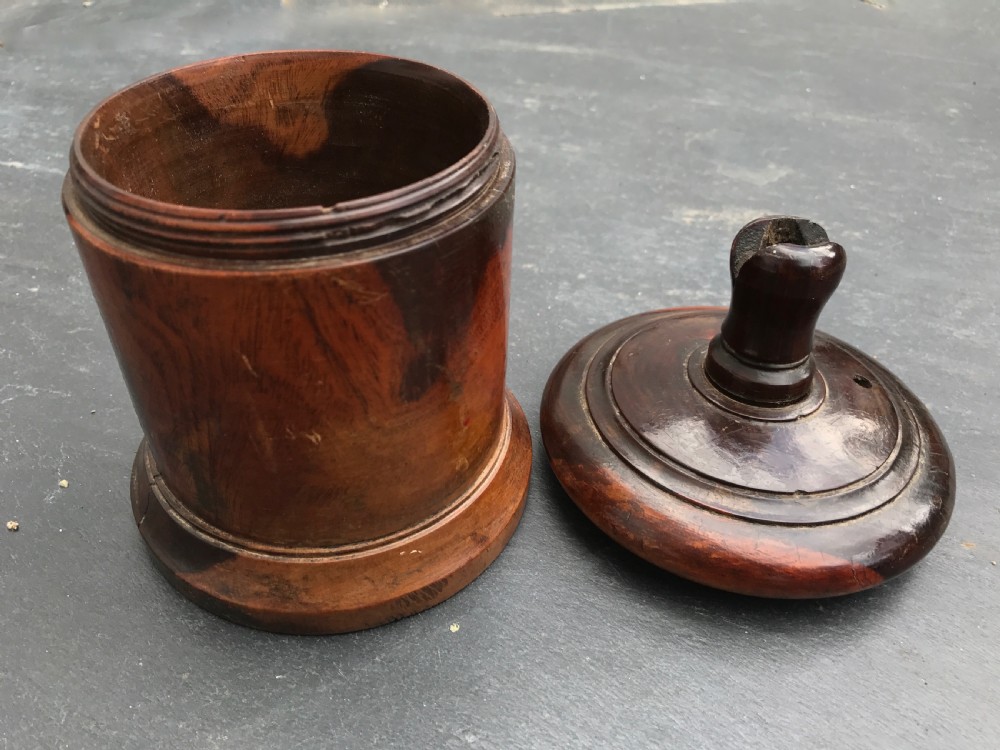 Antique Lignum Vitae String Box View III