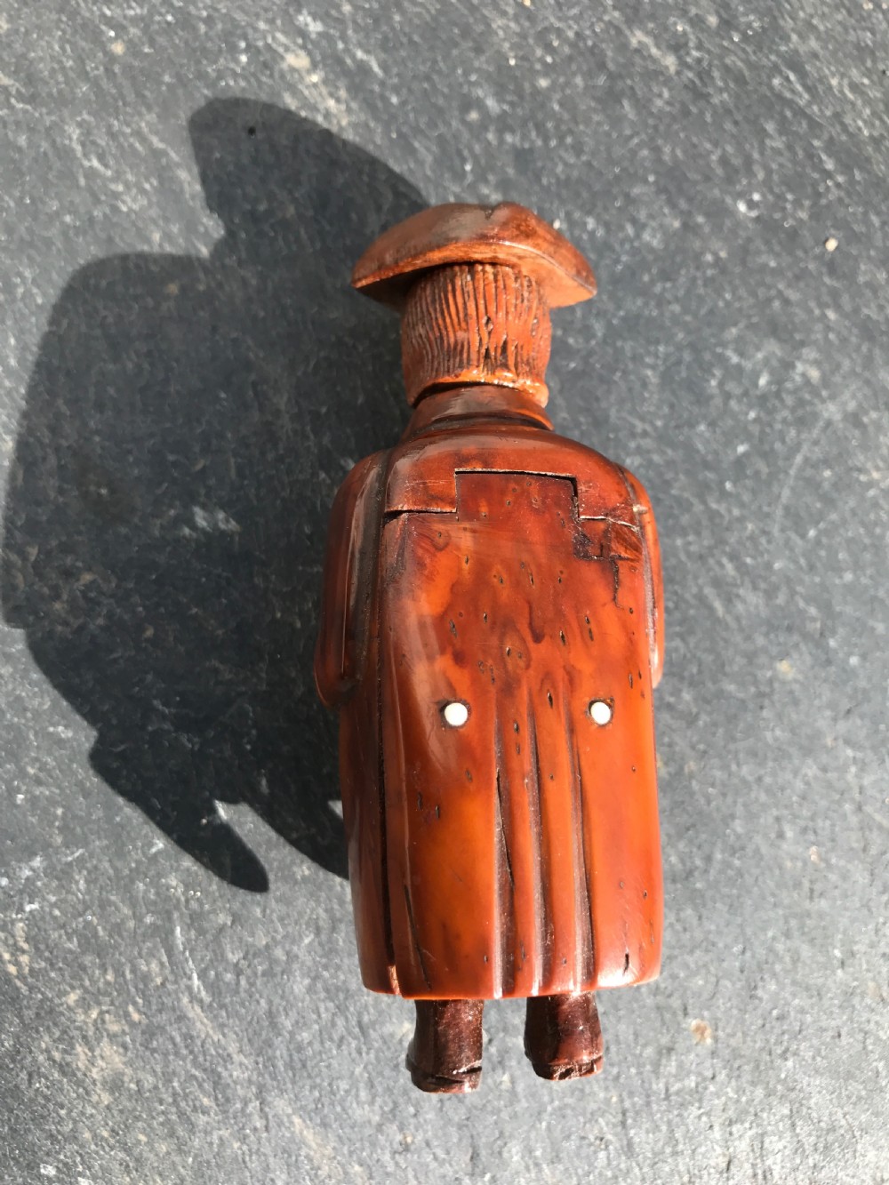 Antique Coquilla Nut Snuff Box View III