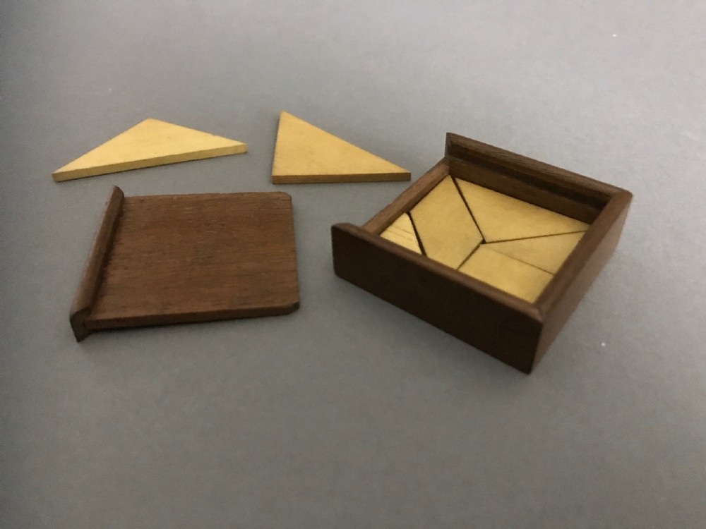 Antique Puzzle Box, Tangram - PINTO COLLECTION View II