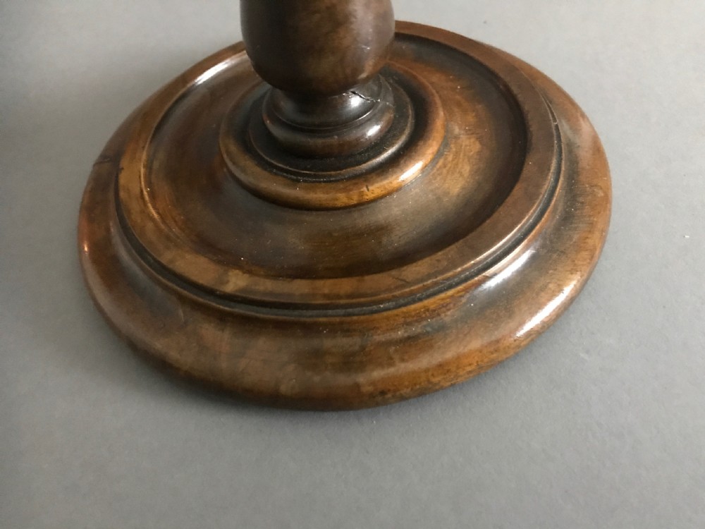 A Georgian mahogany extending candle stand  View II