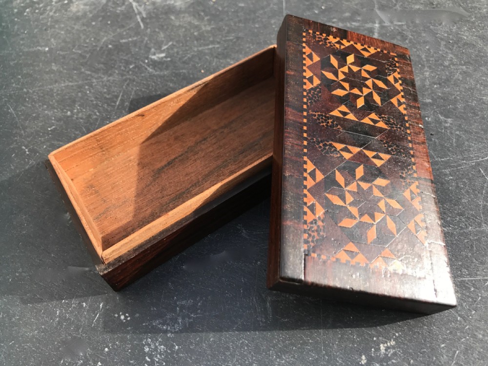 Antique Tunbridge Ware Box View III
