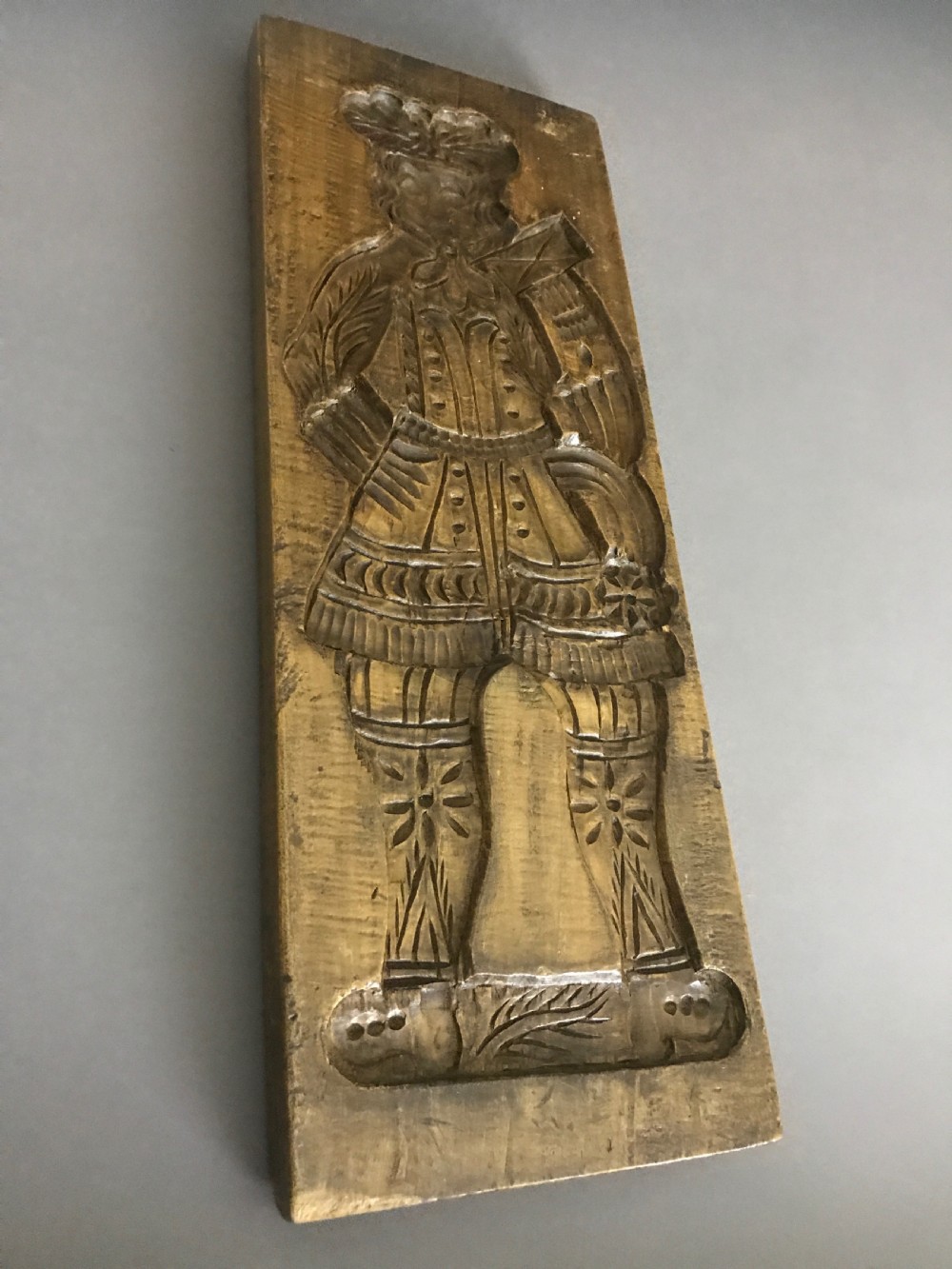 Antique  Treen Gingerbread Mould View III