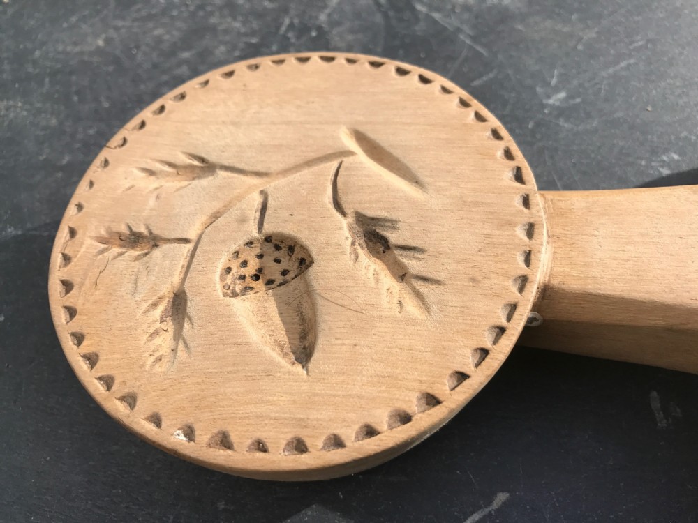A Rare Welsh Scoop with Double Sided Butter Stamp View II
