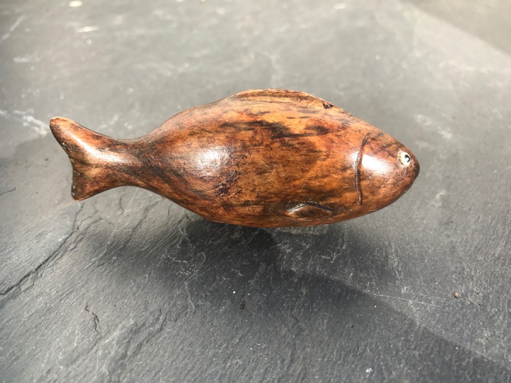 Antique Snuff Box - Fish
