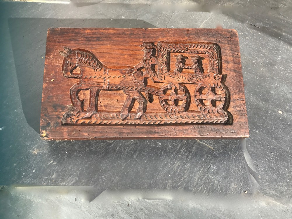 An antique gingerbread mould - double sided View II