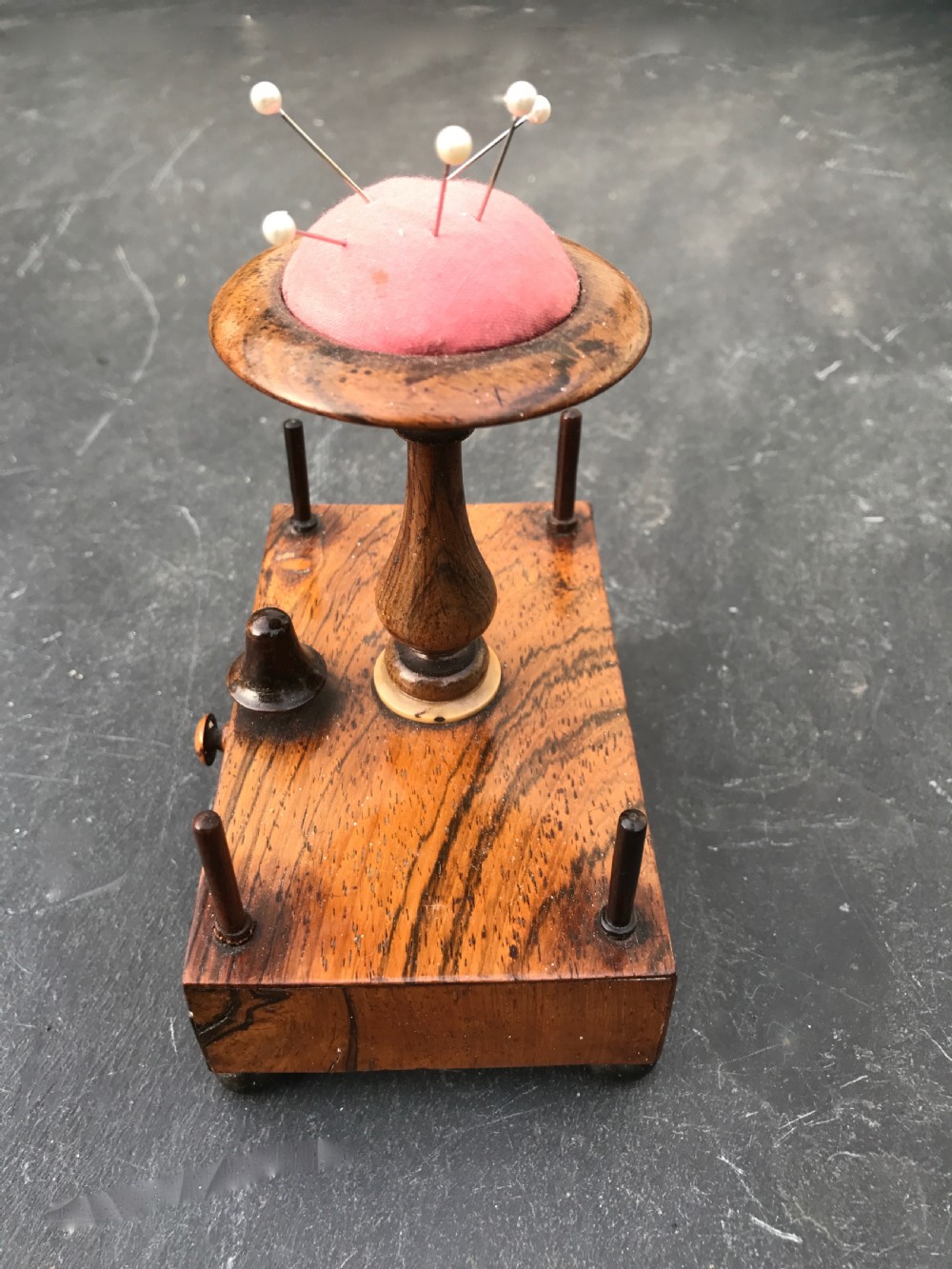 A Georgian Rosewood Sewing Stand View III