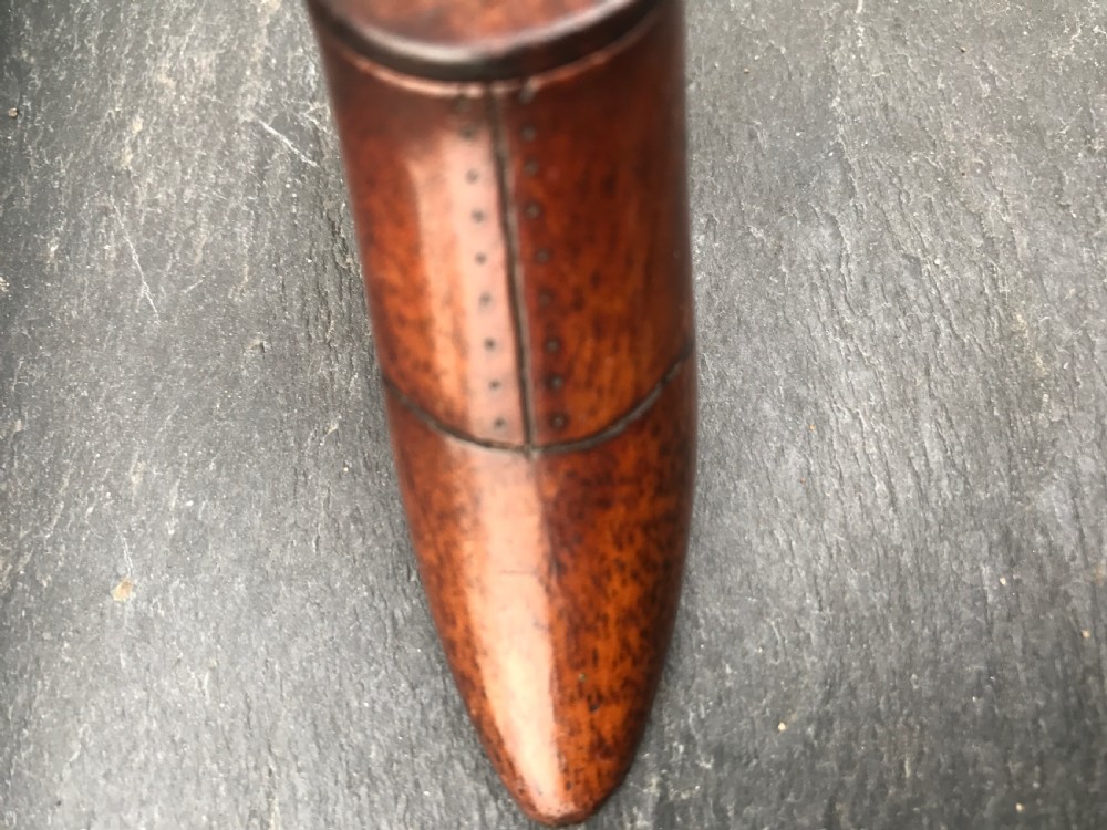 Antique Snuff Shoe Box - well patinated View II