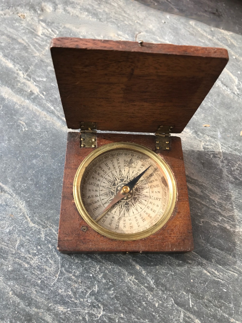 Antique Explorers Compass - named Edward Penman, London