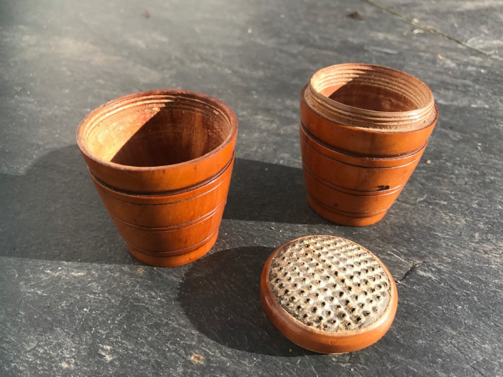 Antique Applewood Table Nutmeg Grater