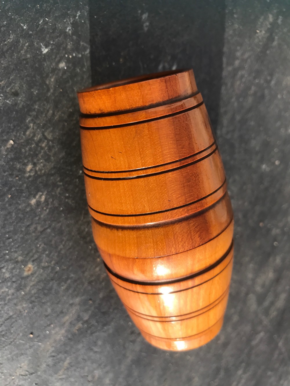 Antique Applewood Table Nutmeg Grater View III