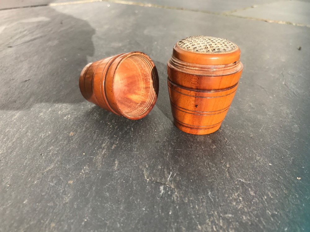 Antique Applewood Table Nutmeg Grater View IV