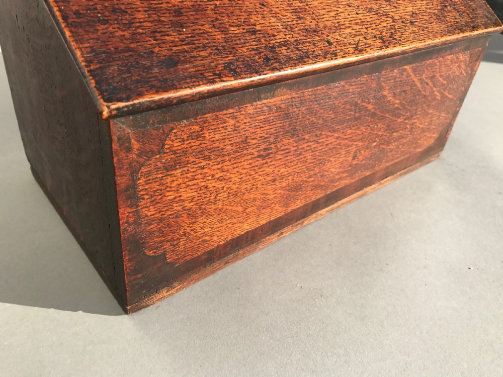 Antique Oak Candle Box View III