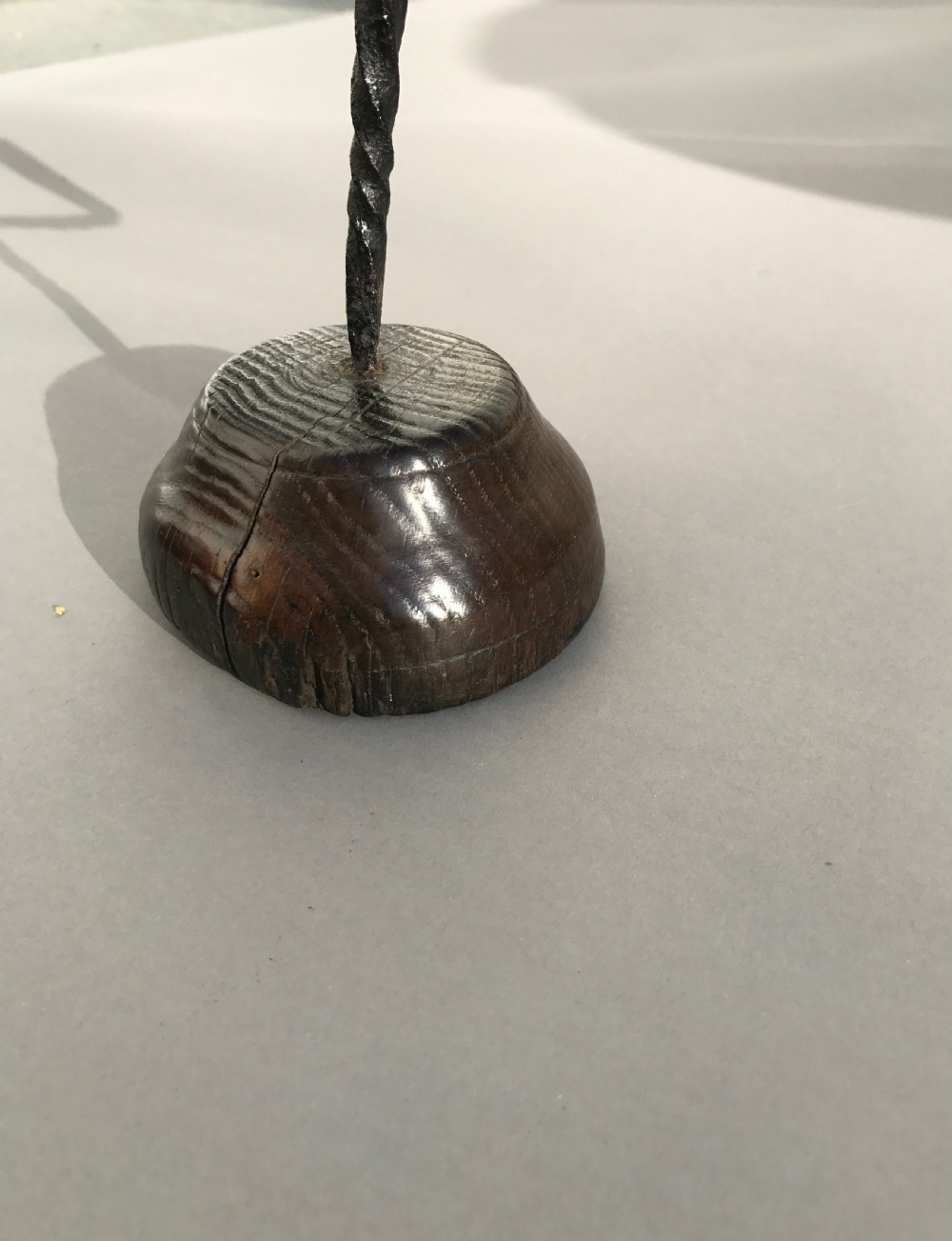 Antique Rushlight - on its original base View II