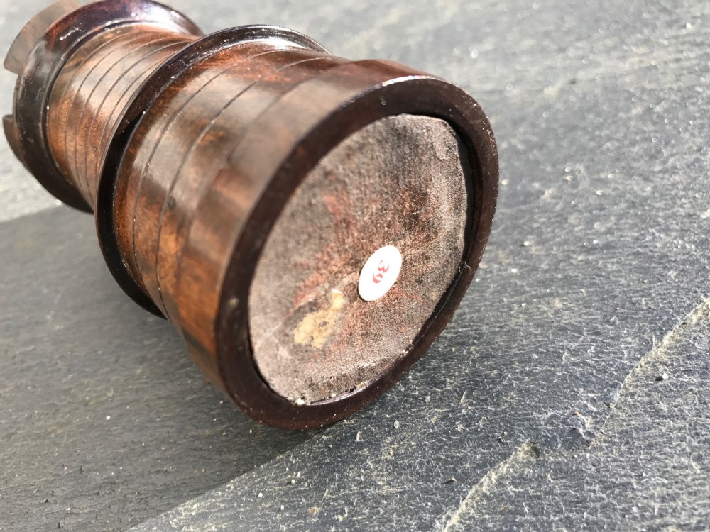 Antique Castellated Match Holder View II