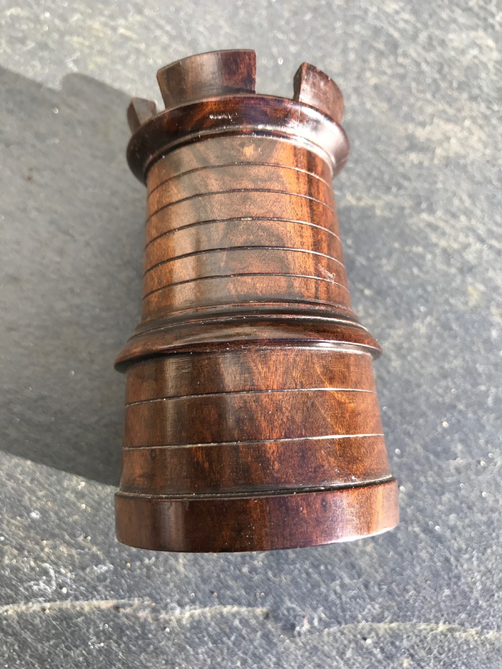 Antique Castellated Match Holder View III