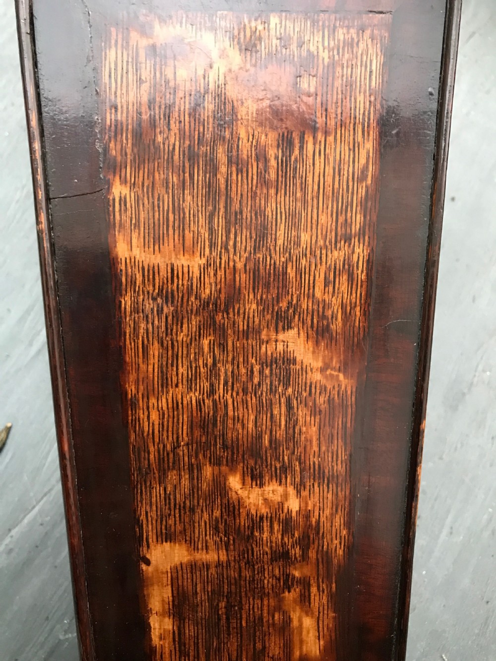 Antique Oak Candle Box View III