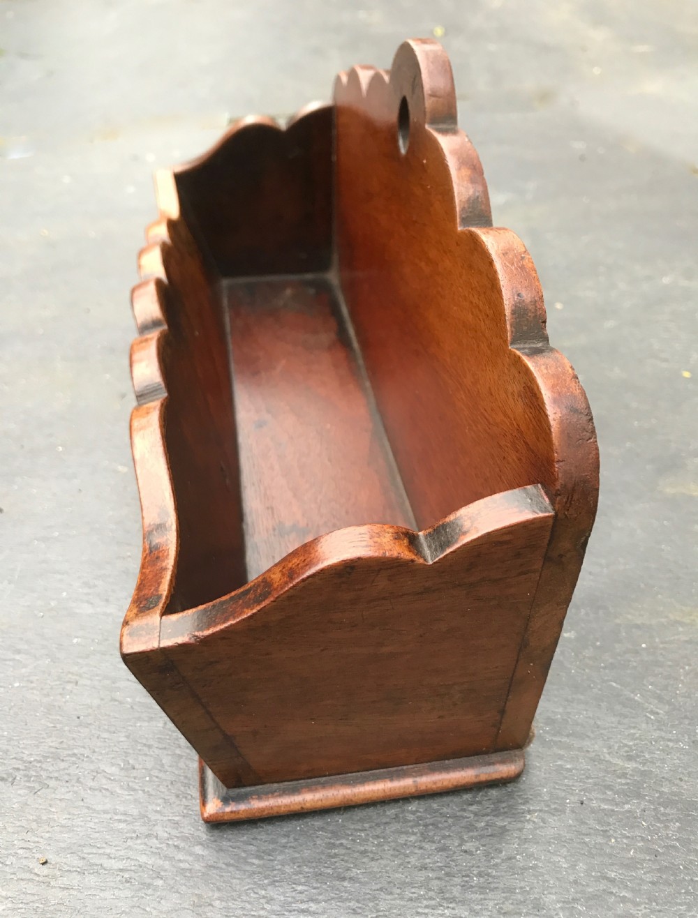 A Georgian Mahogany Candle/Taper Box View II