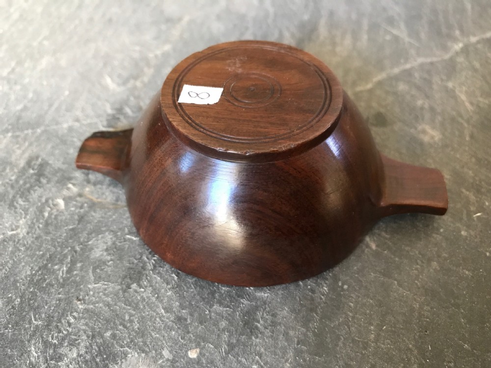 Antique Treen Scottish Quaich View II