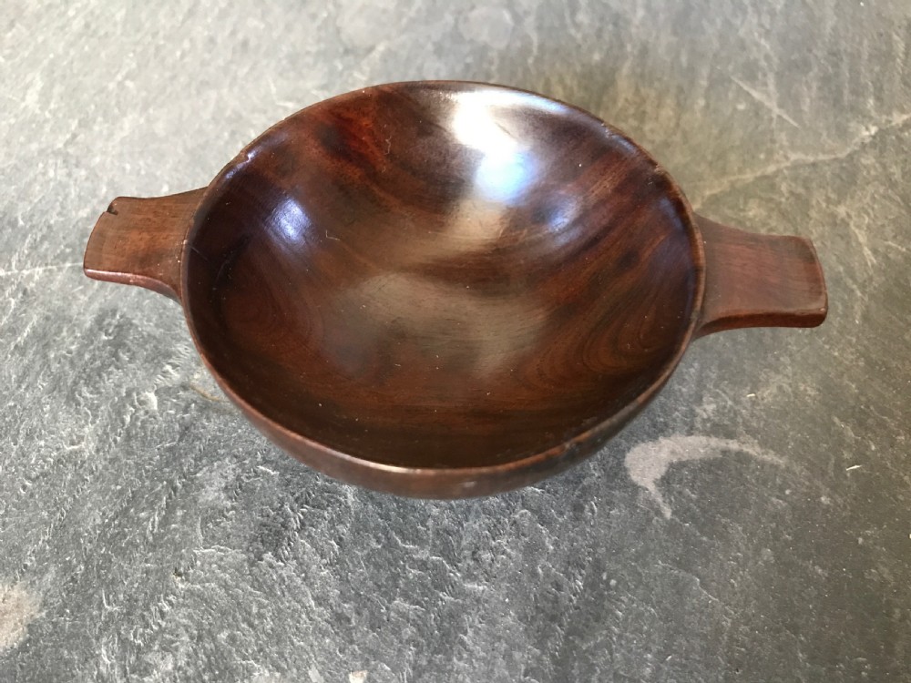 Antique Treen Scottish Quaich View III