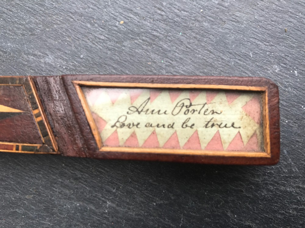 Antique Treen Knitting Sheath - Durham View II