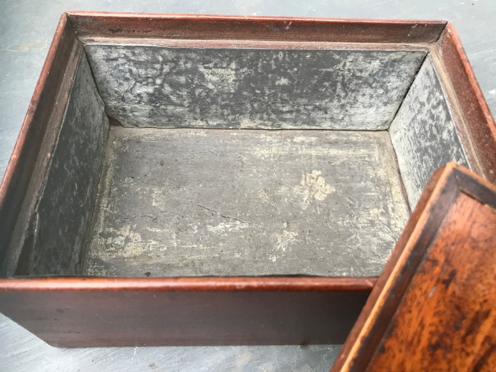 A very nice Georgian mahogany table box View III