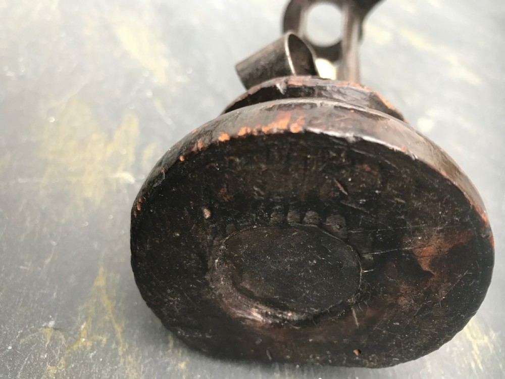 A lovely early 1800's  English stable candlestick  View IV
