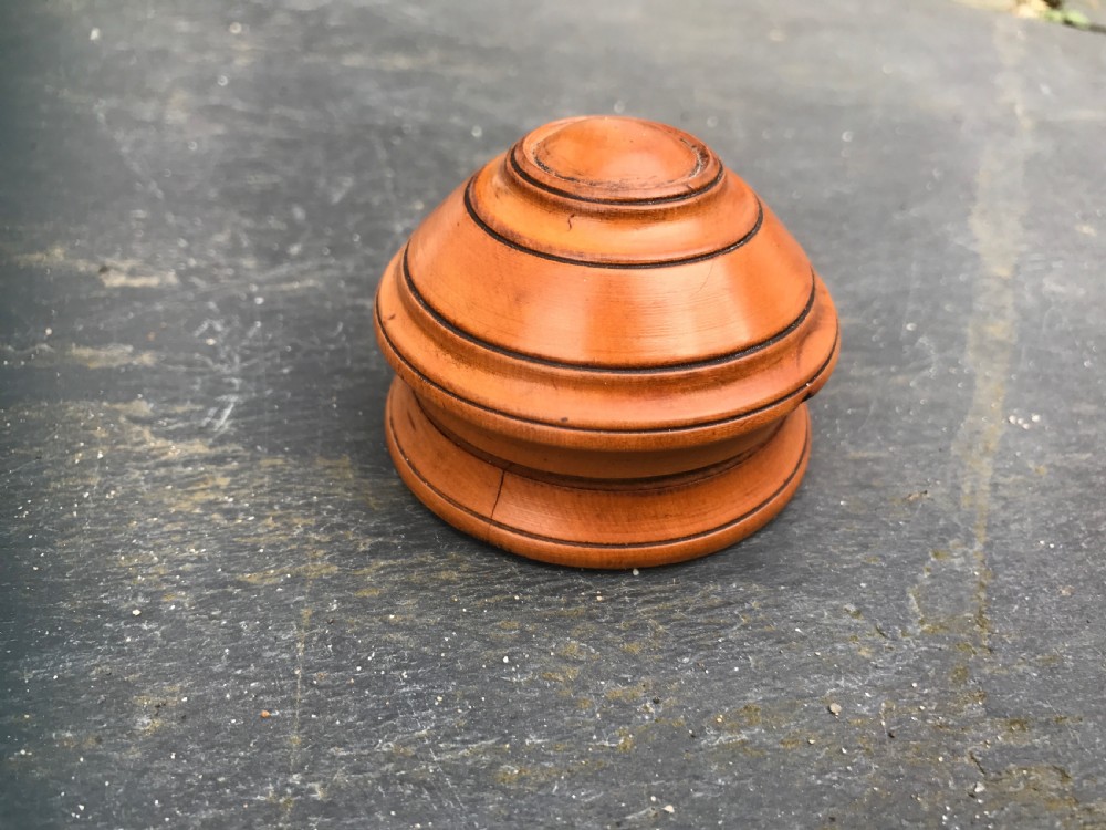 Antique Boxwood Sundial and Compass View II