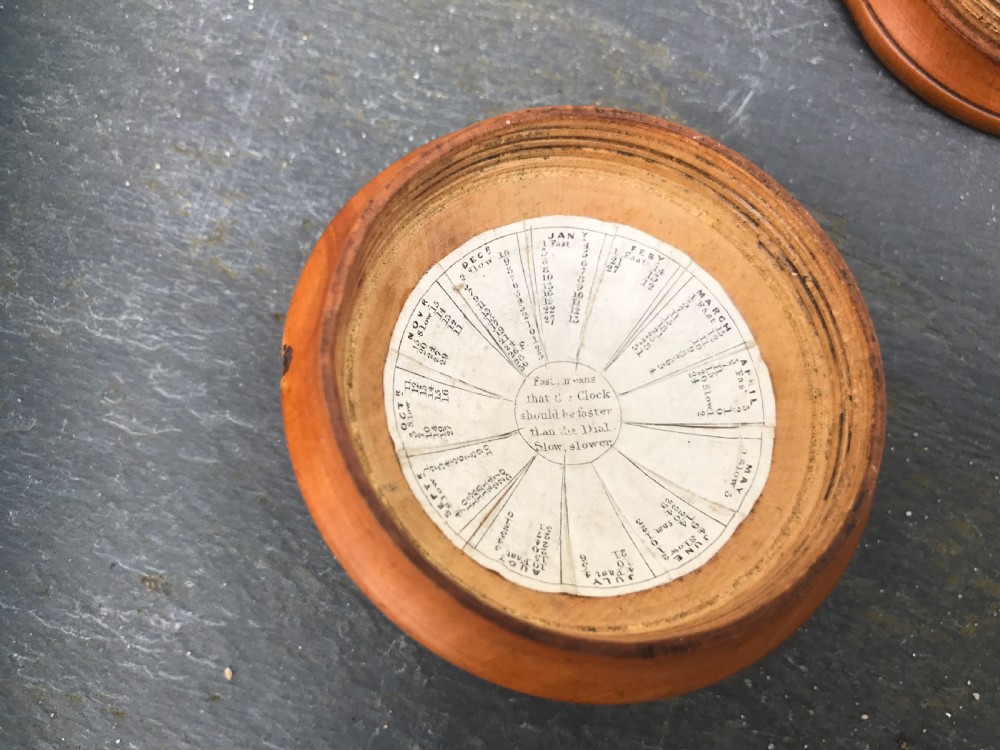 Antique Boxwood Sundial and Compass View IV