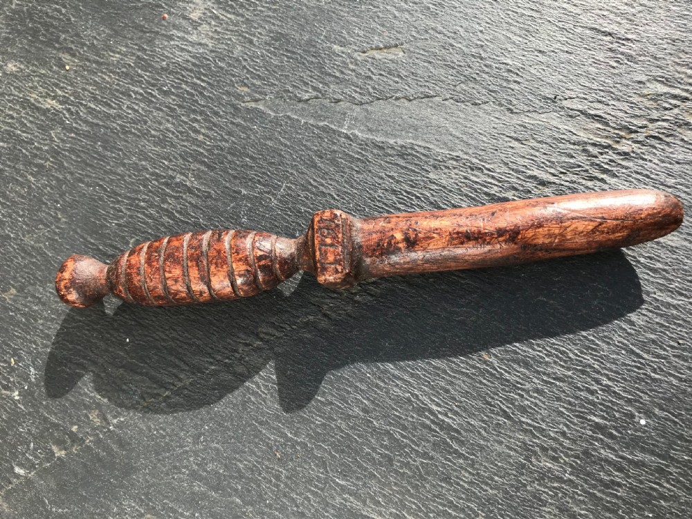 Antique Apple/Cheese Scoop - dated 1791 View II