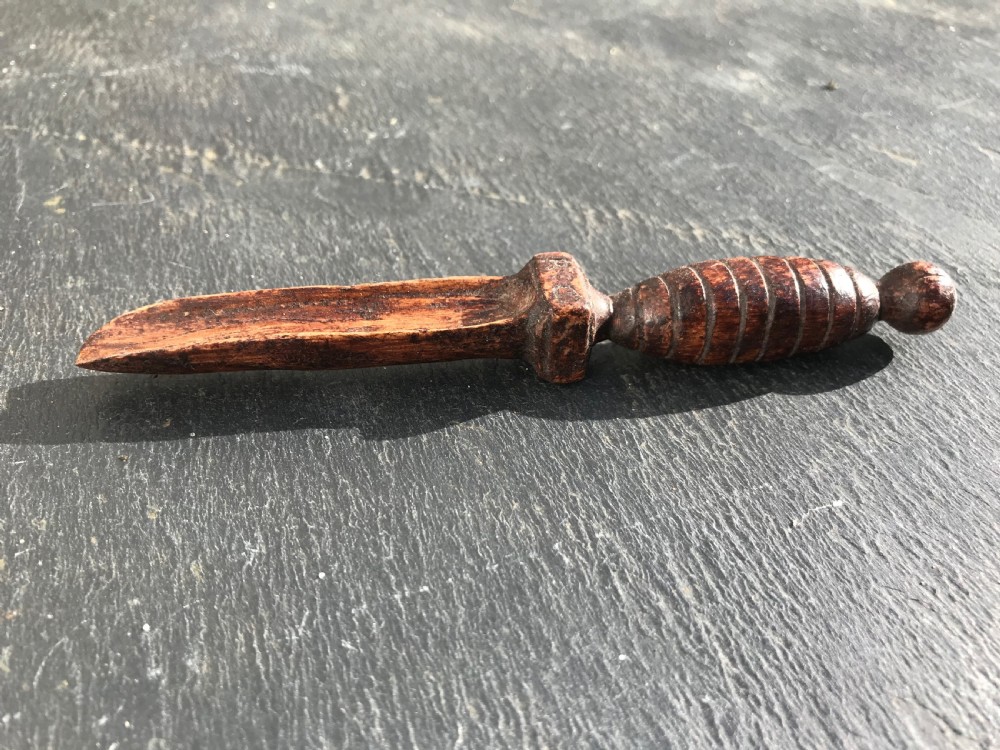 Antique Apple/Cheese Scoop - dated 1791 View V