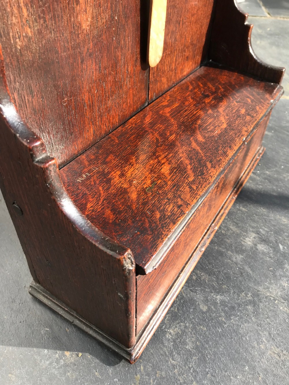 Antique Oak Spoon Rack - Good Colour View II