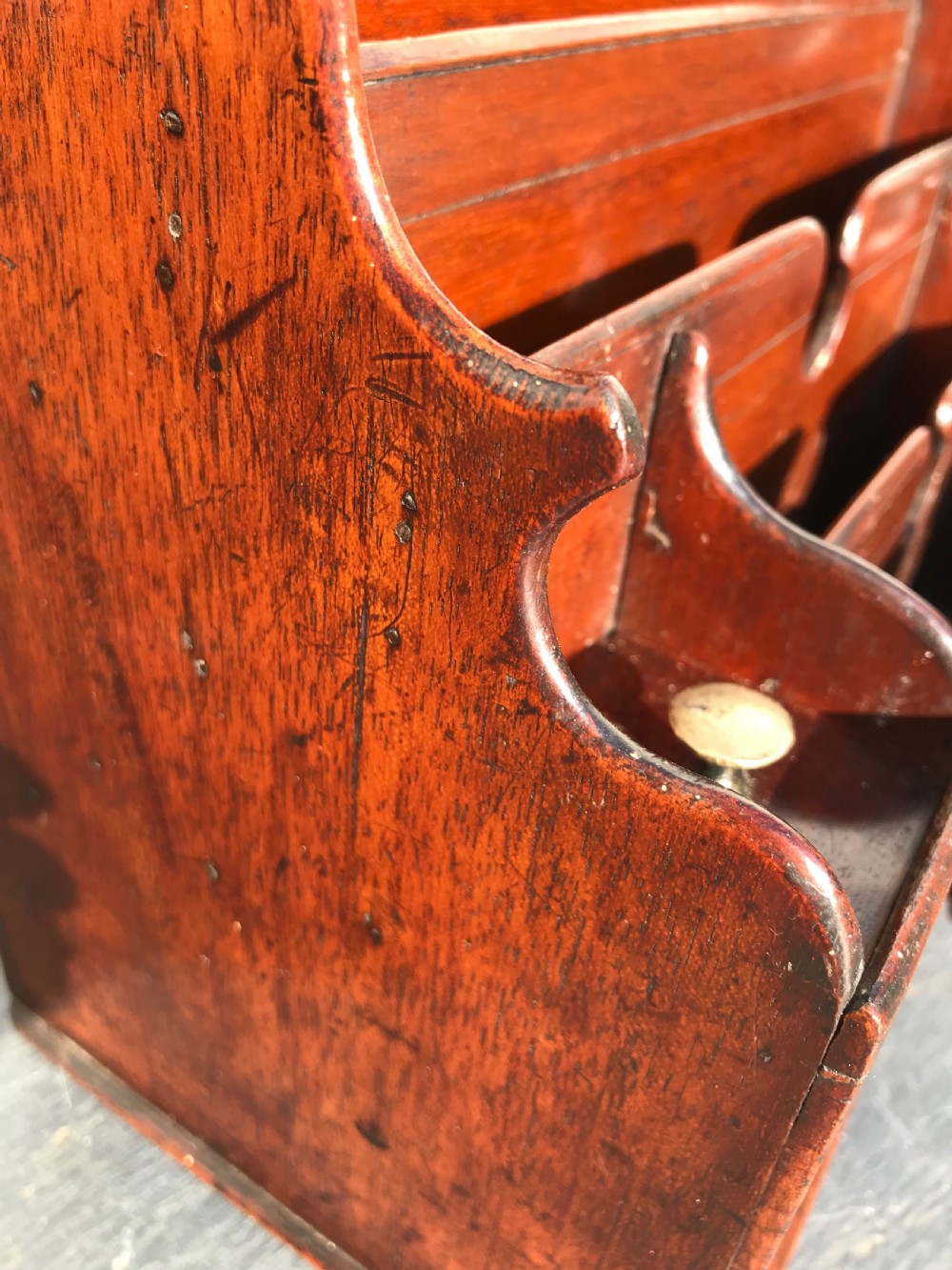 An early to mid 19th century stationery rack  View IV