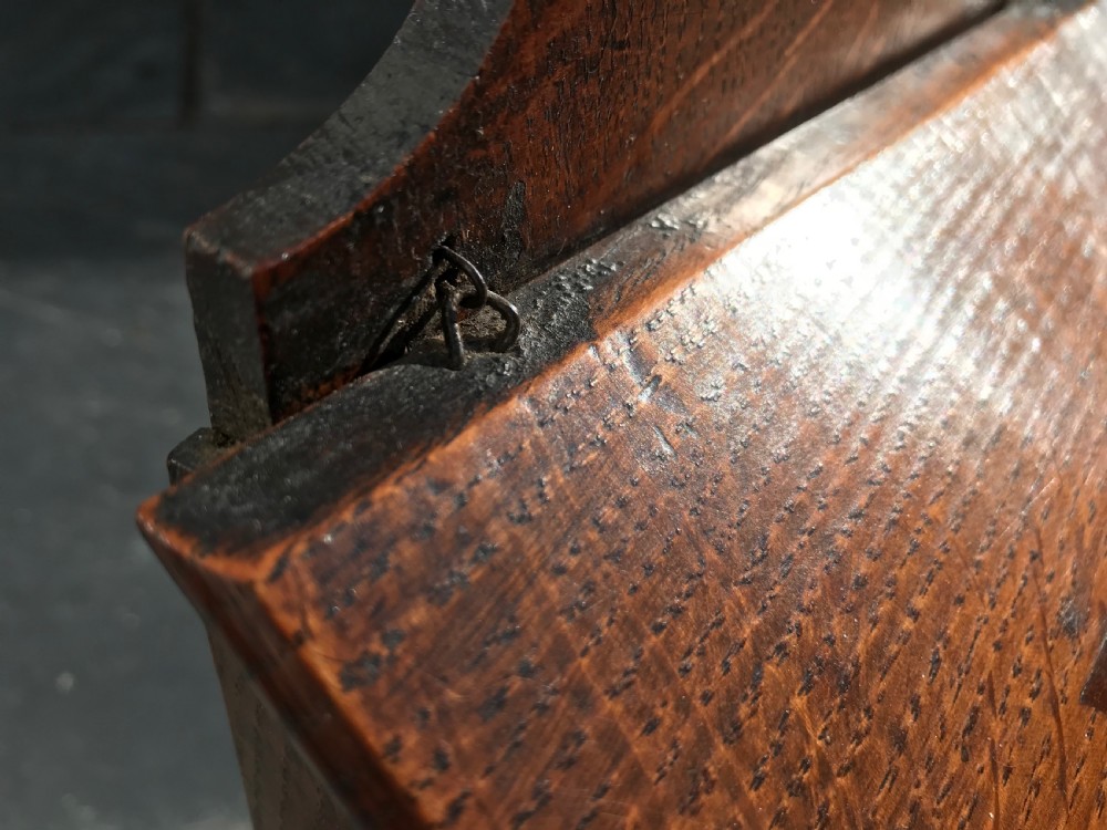 An 18th Century Oak Salt Box with drawer View III