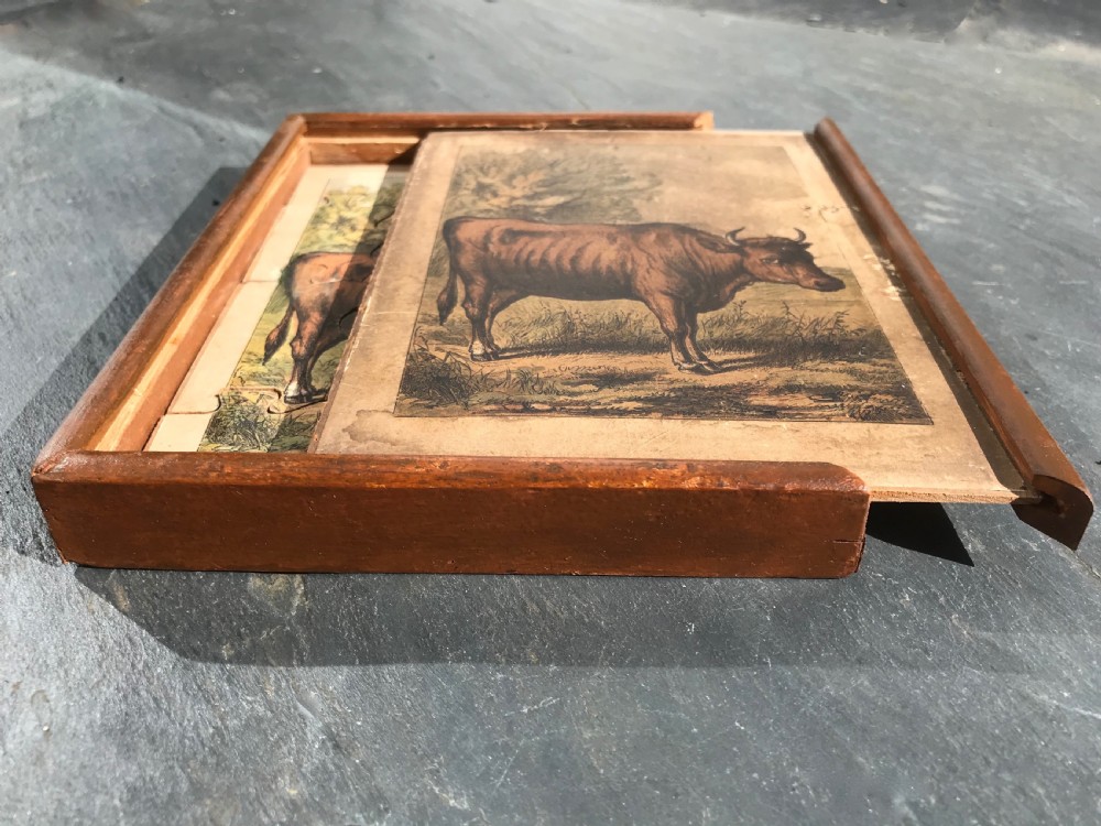 Antique Victorian Antique Hand Cut Jigsaw