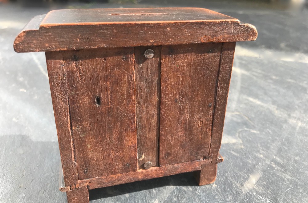 Antique Money Box - shape of a chest of drawers View III