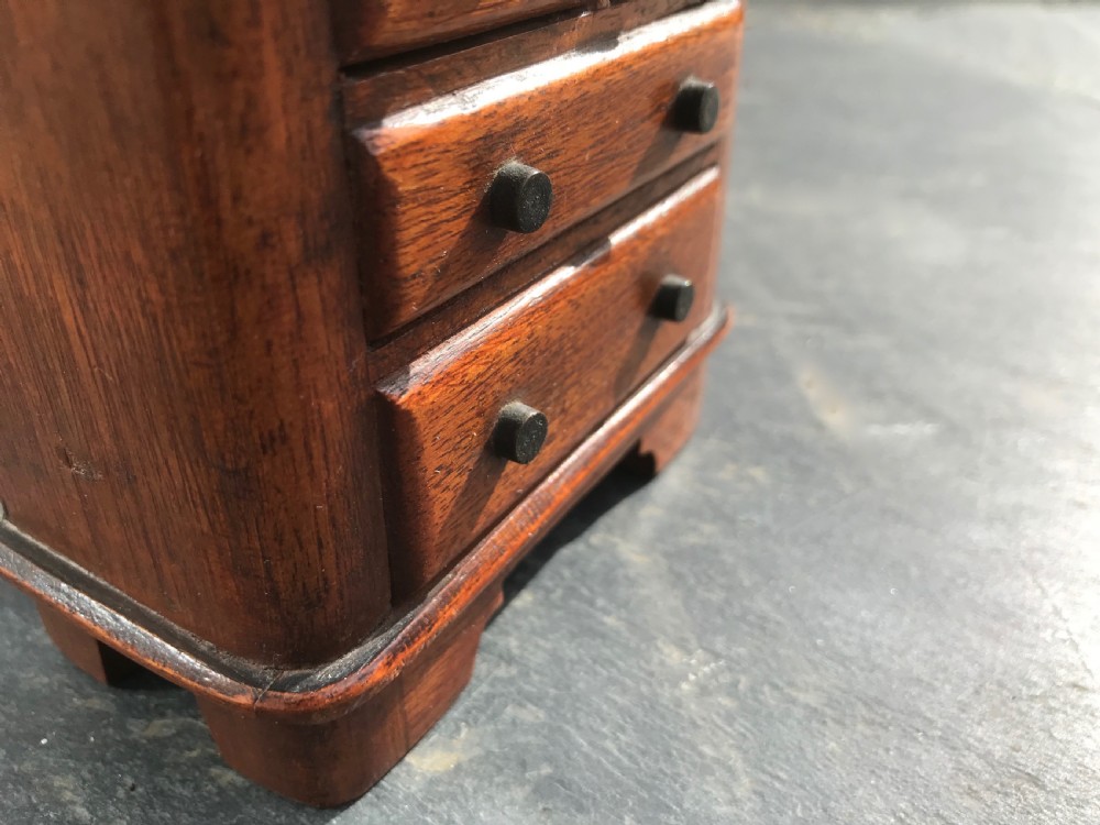 Antique Money Box - shape of a chest of drawers View V