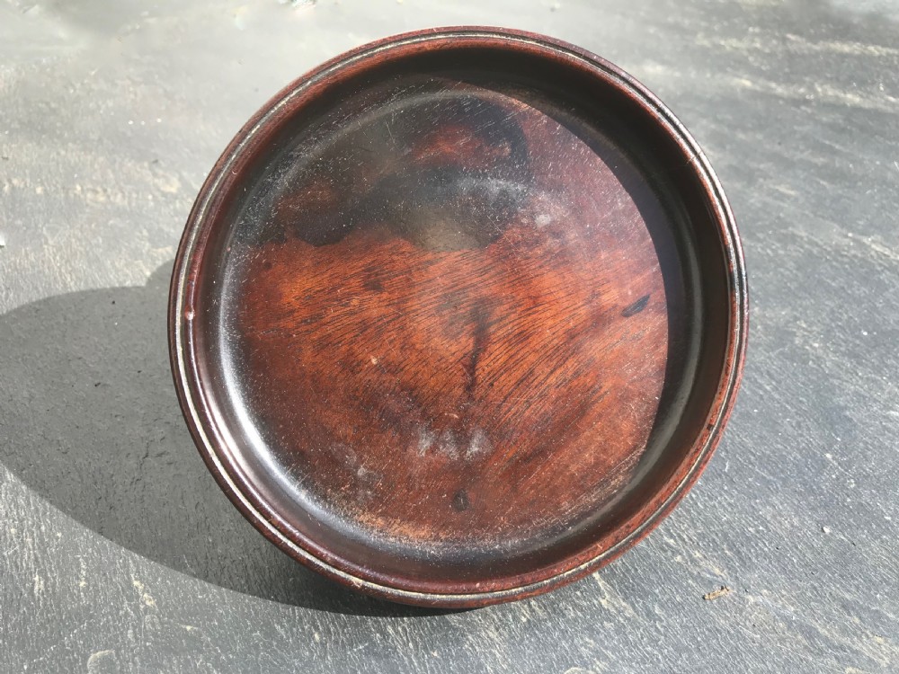 A Georgian Mahogany Wine Coaster