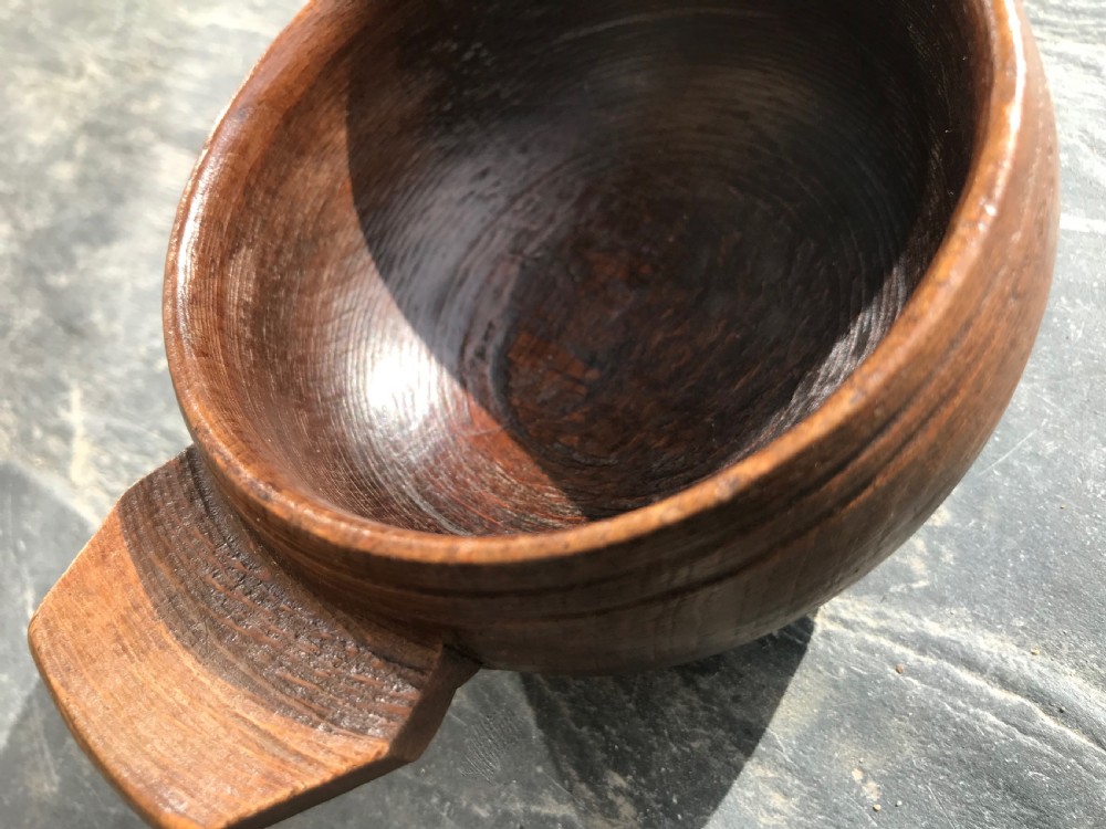 Antique Treen Wine Taster View IV