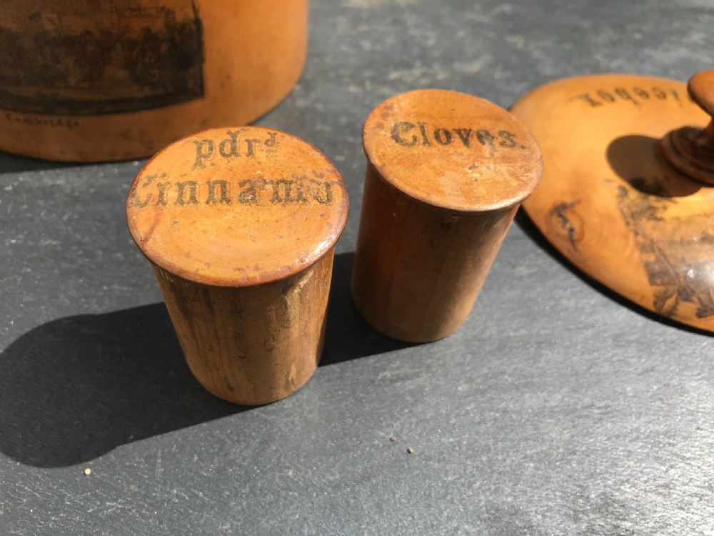 Antique Spice Box - With Eight Spice Pots View III