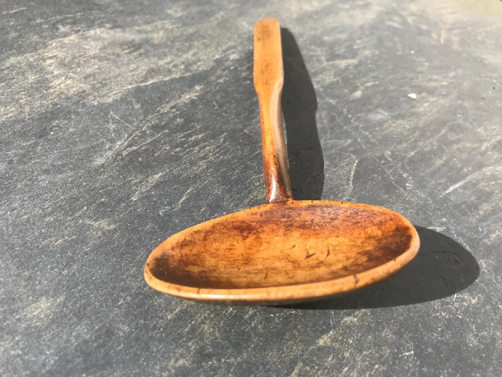 Antique Welsh Sycamore Spoon View III