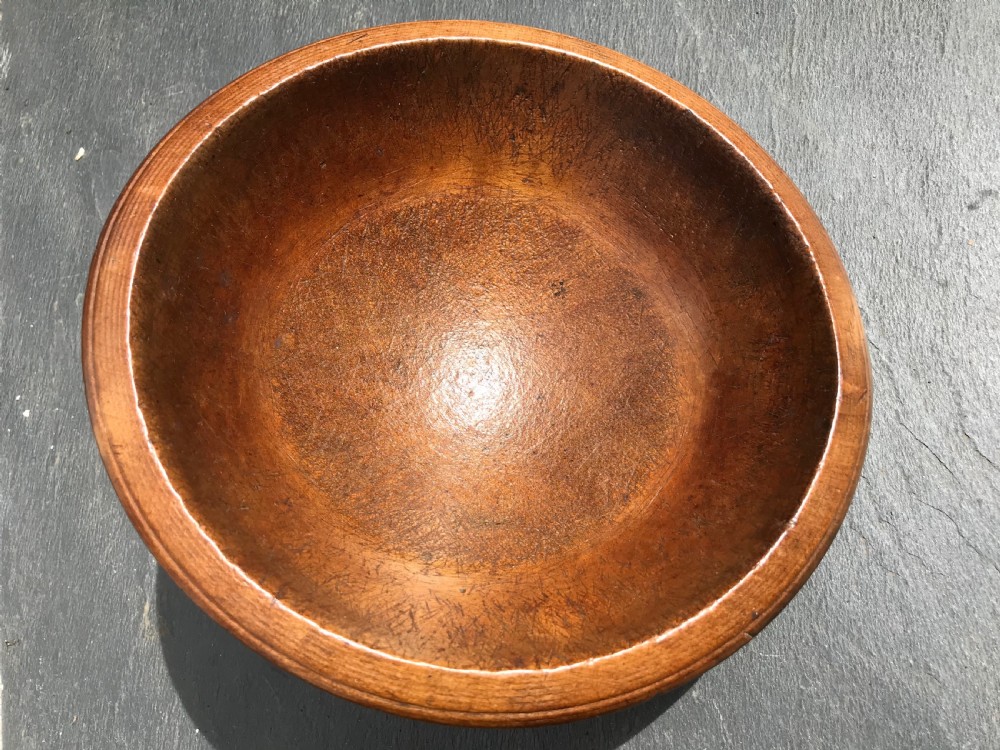 Antique Treen Sycamore Bowl