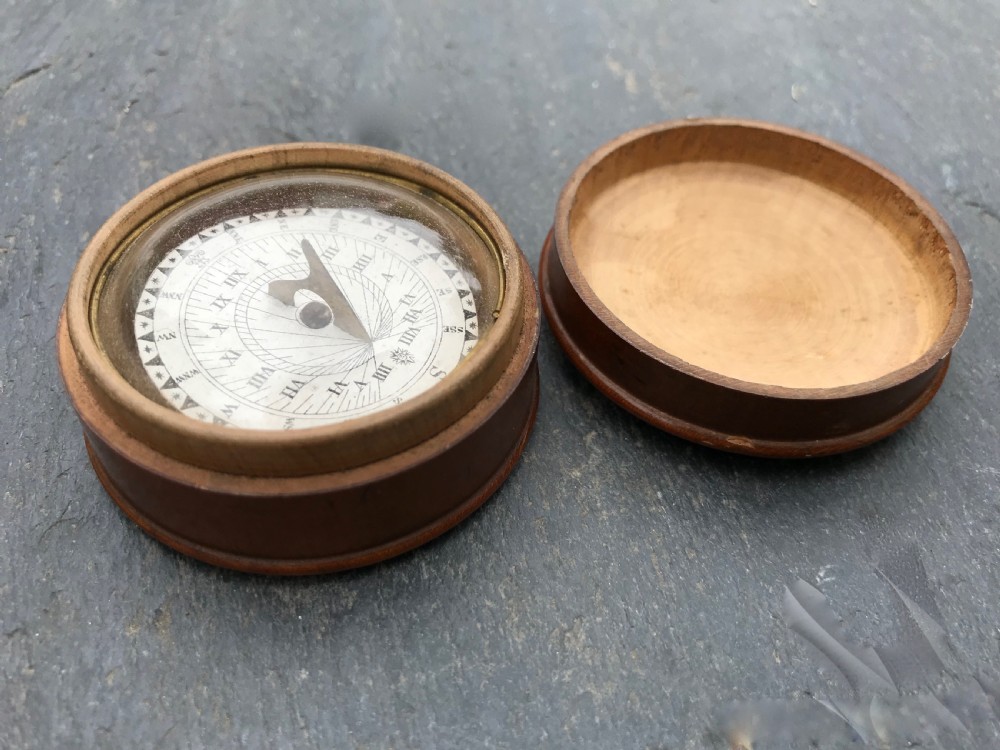 An Antique Sundial and Compass View V