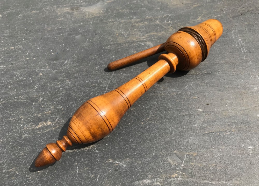 Antique Treen Teachers Clicker View III