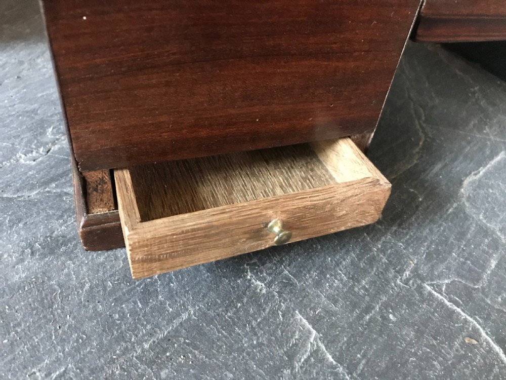 A George III  Secret Drawer Mahogany Tea Caddy  View II