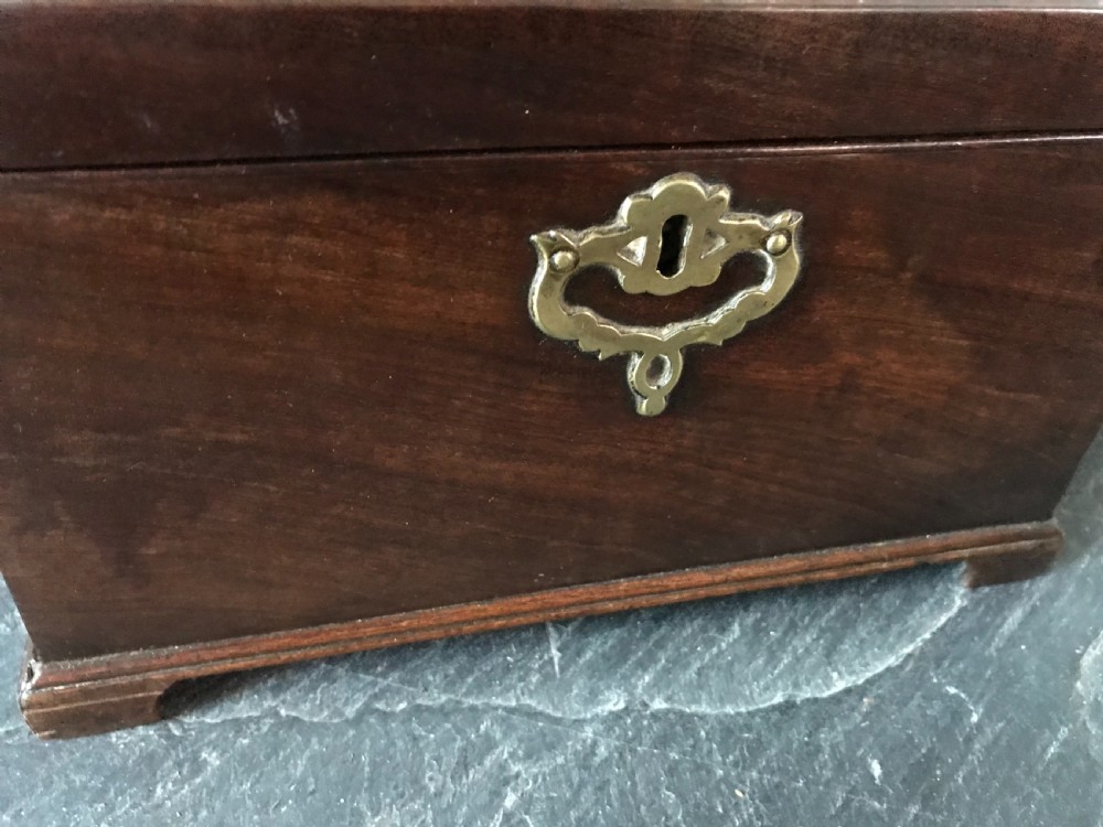 A George III  Secret Drawer Mahogany Tea Caddy  View IV