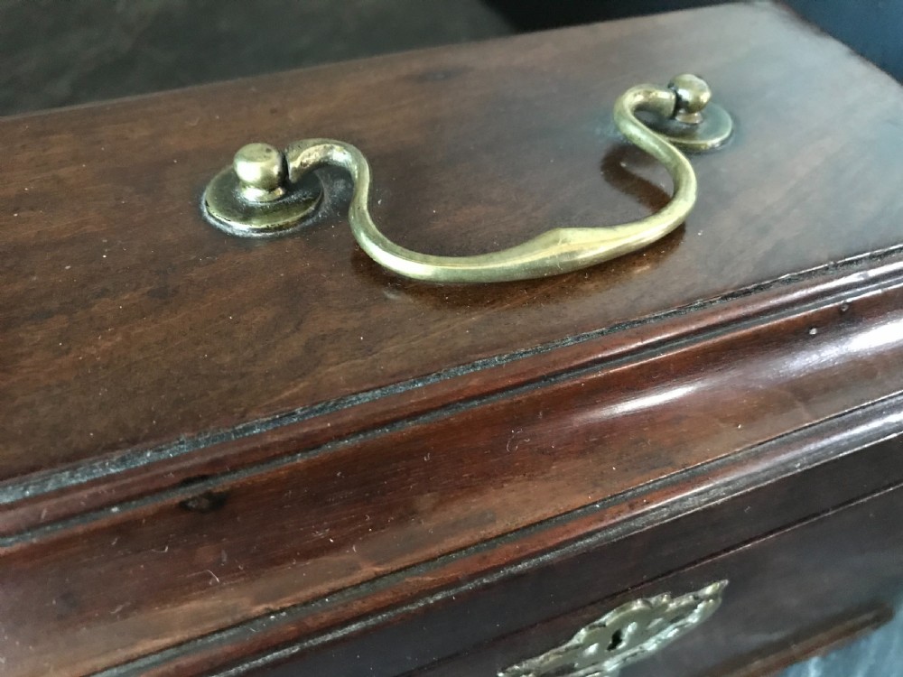 A George III  Secret Drawer Mahogany Tea Caddy  View V